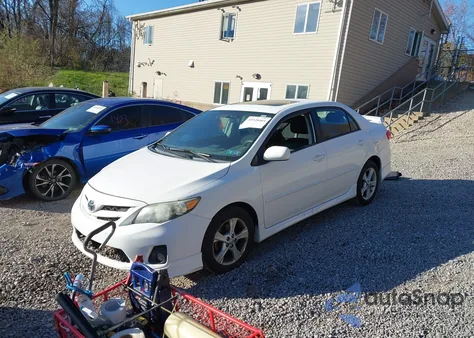 2012 Toyota Corolla S from USA, damaged, VIN 2T1BU4EEXCC837616